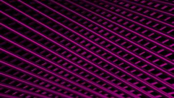 Violet bright patterns.Motion. A black background on which in 3D format bright thin lines move and change position. video