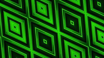 Hypnotic pattern with diamonds on surface. Motion. Beautiful 3D animation with hypnotic diamonds on surface. Metallic surface texture with moving diamond pattern video