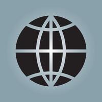 Globe Logo color Changeable vector