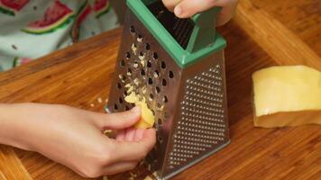 Grating Cheese for Cooking video