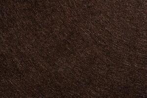 Brown felt texture with copy space, fabric background photo