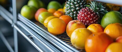 Fresh Fruits in Modern Storage for Optimal Preservation and Longevity photo