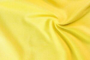 Abstract fabric background, Yellow fabric cloth background, texture of crumpled Yellow fabric background photo