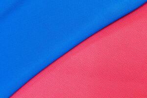 Abstract fabric background, Red and blue fabric cloth background, texture of crumpled Red and blue fabric background photo