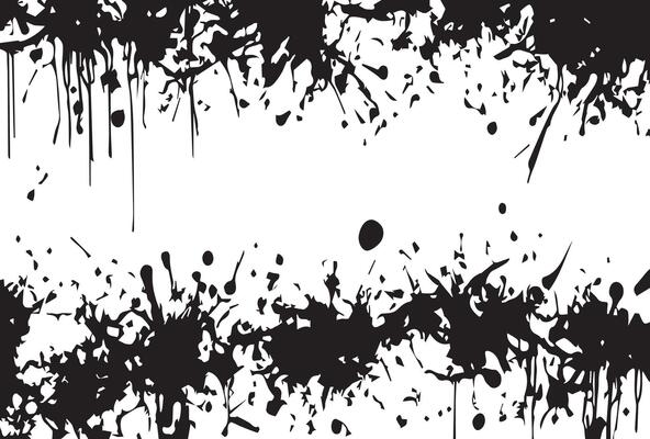 Grunge Distressed Paint Splash Background texture.
