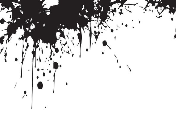 Grunge Distressed Paint Dripping Splash Background texture.