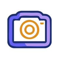 a camera icon on a white background vector