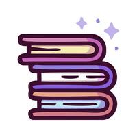 stack of books icon illustration vector