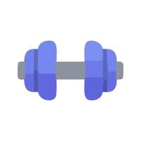 a dumbbell icon on a white background vector