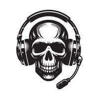 Skull featuring a vintage style vector