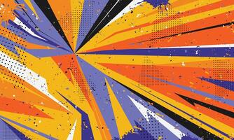 Abstract geometric colorful lines background racing style vector