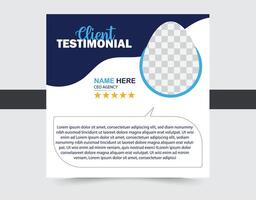 Client Testimonials Design testimonial vector