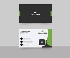 Gematric Shape corporate business card Layout template vector