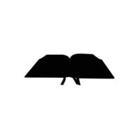 An open bible icon on a white background vector