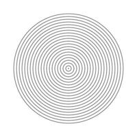 A circle with lines in it vector