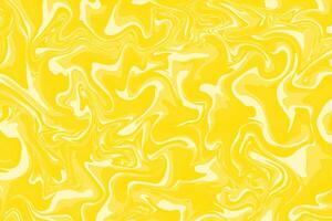 A yellow and white marble background with swirls vector