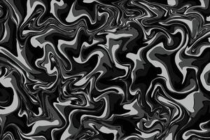 A black and white marble background with wavy lines vector