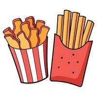 Cheddar and Bacon Fries and Chips on transparent background Remove . Clipping Path vector