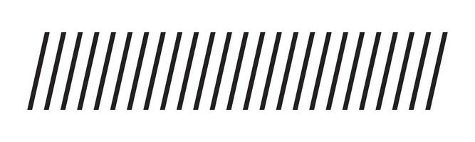 Slash line border, diagonal lines. Divider strip Tilt strip geometric abstract border. Diagonal grid. Geometric dashed tape vector