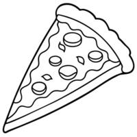 Delicious pizza. Selective focus background with copy space for vector