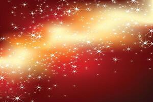 Vibrant gradient and sparkling stars and cosmic wonder Dreamy abstract background vector