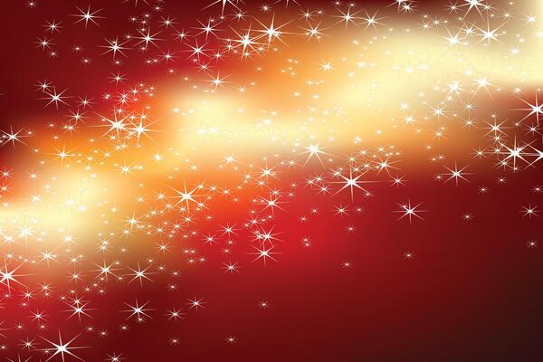 Vibrant gradient and sparkling stars and cosmic wonder Dreamy abstract background