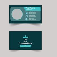 Business card Design minimal template concepts vector