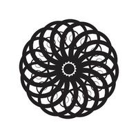 Spirograph element design vector