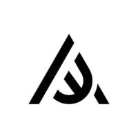 Letter Aw stylish initial modern typography logo idea vector