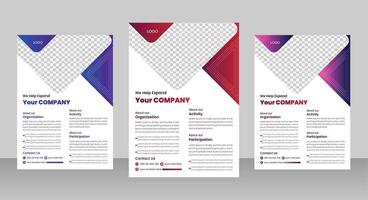 flyer design. best quality design for any comapany vector