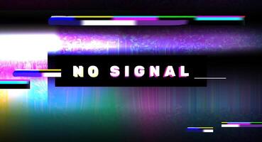 TV pixel noise. TV loses signal. Error. No signal . Tv distortion . Abstract banner vector