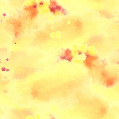 Watercolor paint spots and splashes, chaotic, beautiful, dynamic yellow, orange and burgundy colors, in autumn colors. Watercolor illustration, hand-drawn. Seamless pattern