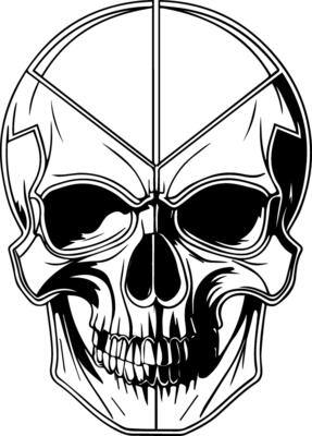 human skull design