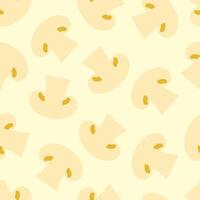food seamless pattern background . Seamless pattern with mushroom background vector