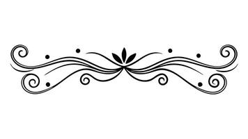Adorned with swirling patterns, emphasizing a sophisticated and artistic visual identity deocorative design flat illustration vector