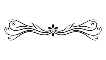 Featuring intricate swirls and elegant patterns, showcasing artistic creativity Decorative design flat illustration. vector