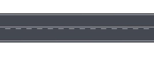 Road Types. Highway Top View. Illustration vector
