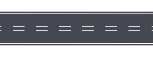 Road Types. Highway Top View. Illustration vector