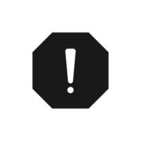 Caution warning signs. Exclamation marks. vector