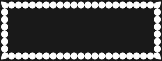 Decorative circle template frame design pattern. Frame detail design. vector