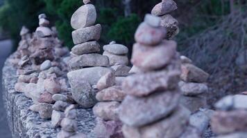 Stones stacked on top of each other video