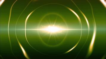 animation circle light liquid soft motion. Abstract green shiny liquid wave smooth background. video