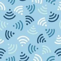 Bunch of Signal Seamless Pattern illustration Design vector