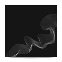 abstract dark background with grey color of wireframe vector