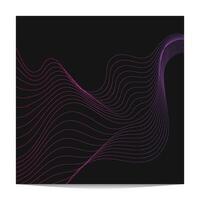 abstract dark purple wireframe with dark background vector