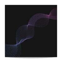 abstract soft purple wireframe with dark background vector
