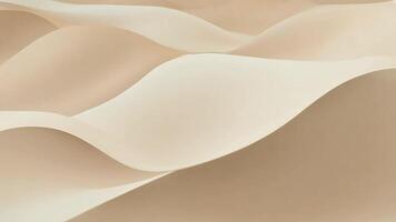 Soft beige fabric waves creating a smooth and elegant texture video