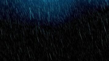 Abstract fog, storm with rain, thunder, overlay background. 4K video