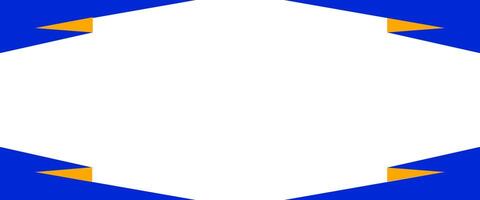 Blue and yellow geometric abstract background vector