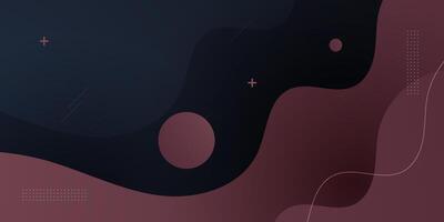 Modern dynamic dark gray and brown textured background design in 3D wave style color. vector